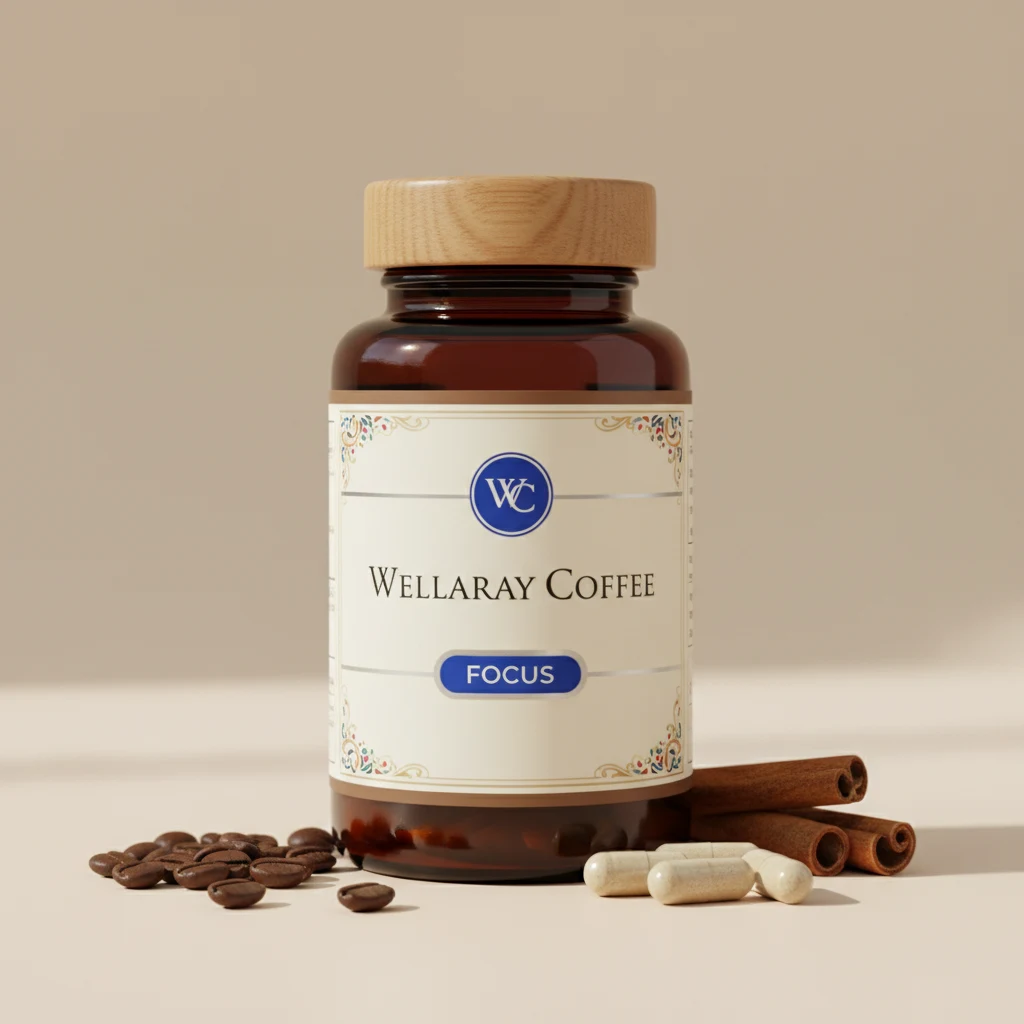 Wellaray Coffee Slim Coffee Booster Packung - Nahrungsergänzungsmittel mit L-Carnitin und Grünem Kaffee Extrakt